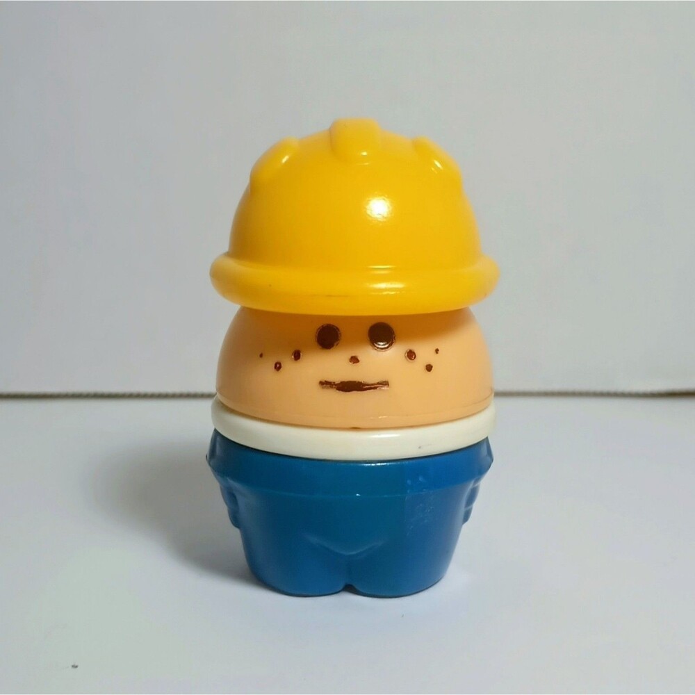 Vintage Little Tikes Toddle Tots Chunky People Figure Construction Worker